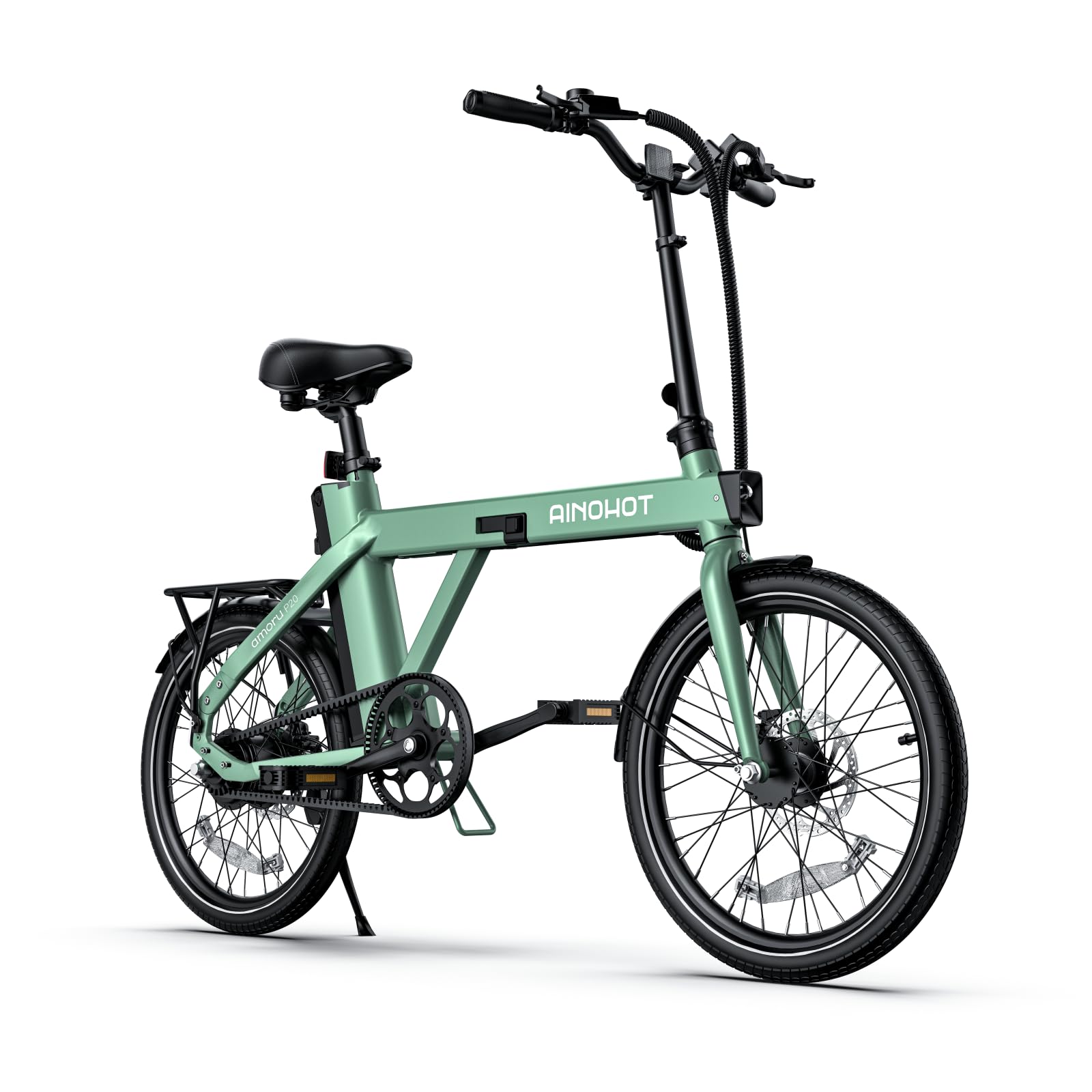 爆速変更・部品セット(電動自転車用) EZ 在庫有 フル泥除けと楽な姿勢で乗車できるアップハンドル搭載